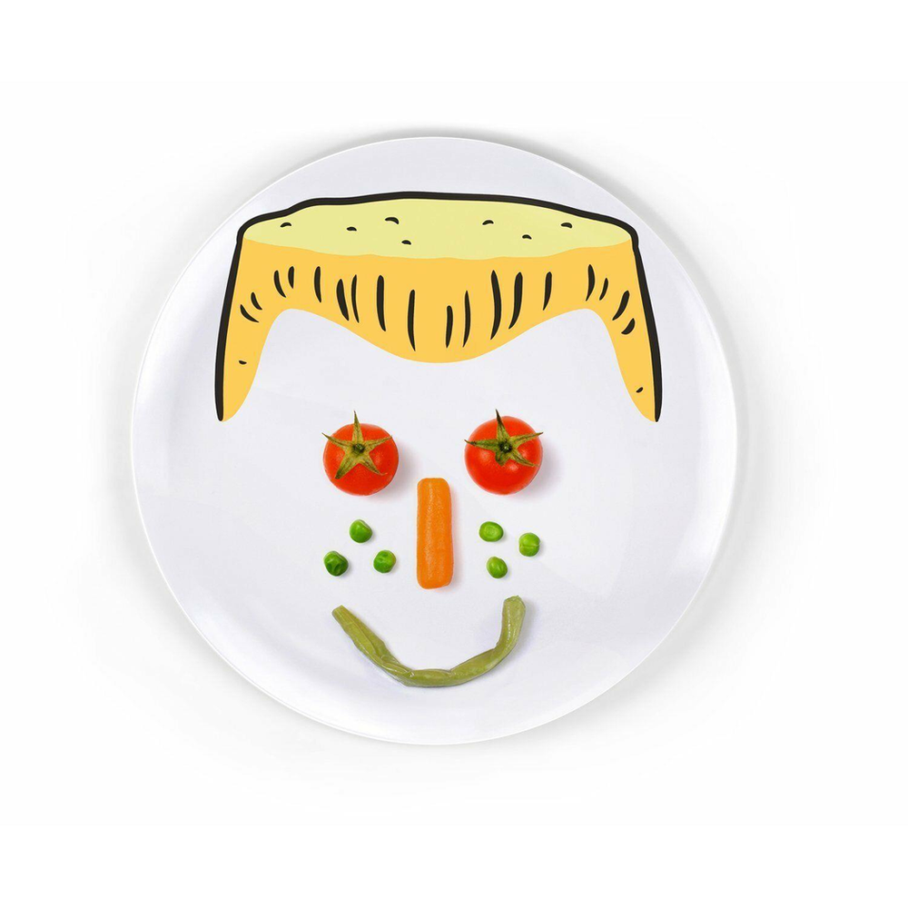 Fred Childrens Dinner Plate `Dinner Do's` Boy Design