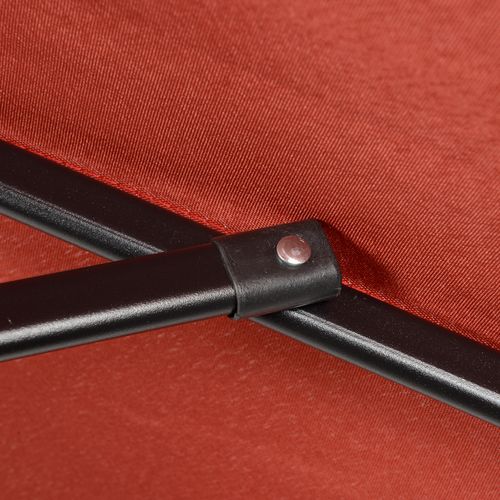 2m Parasol Patio Umbrella, Wine Red