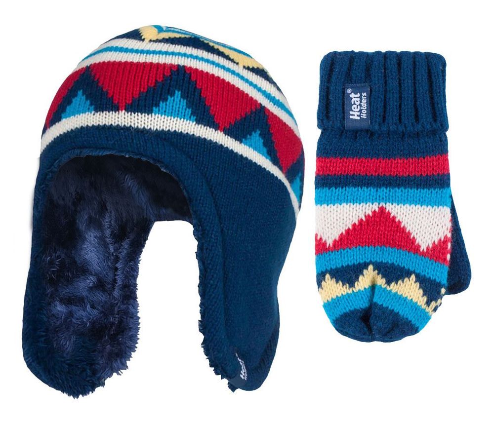 Heat Holders - Kids Hat & Gloves Set - P4
