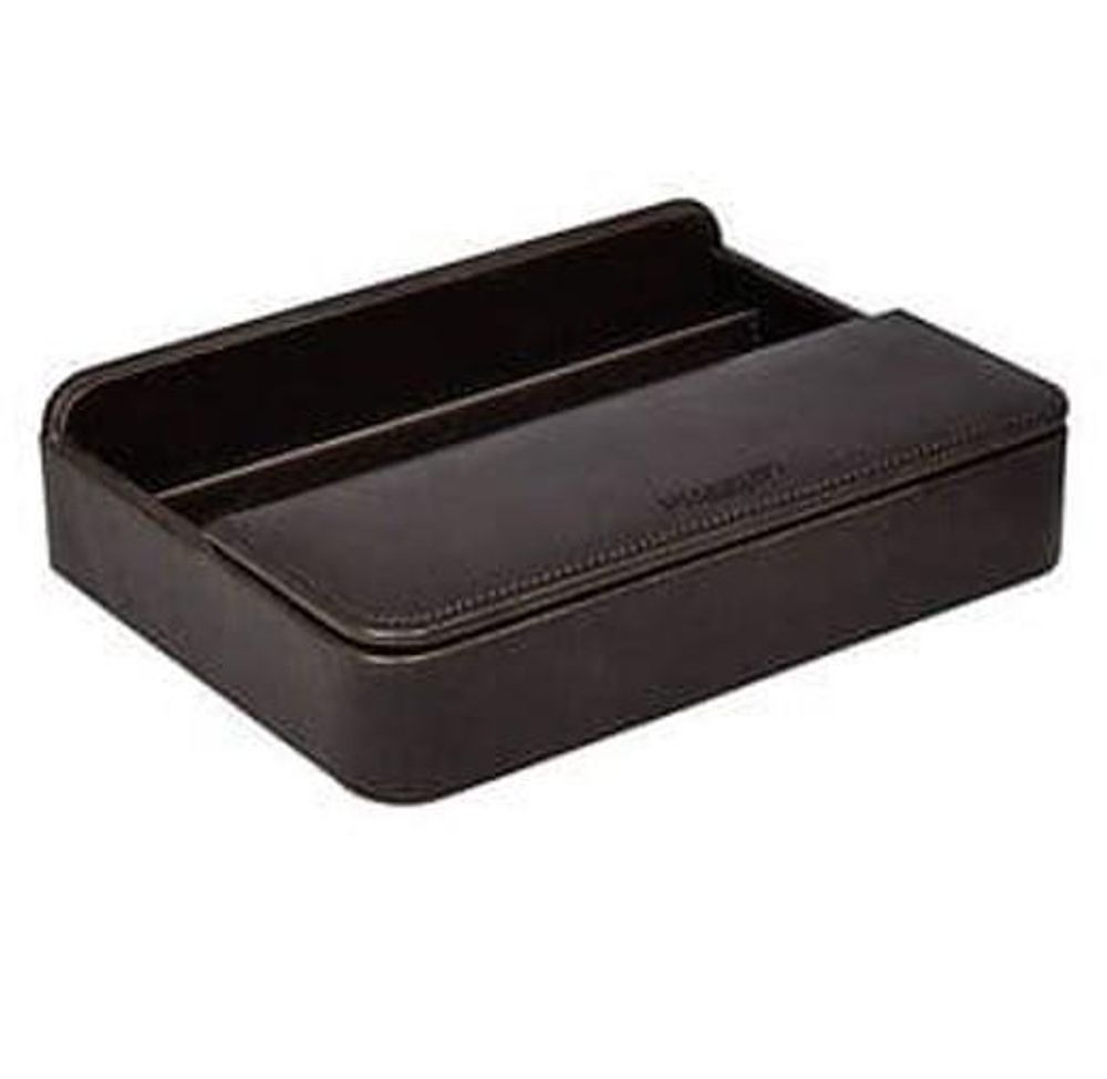 Jacob Jones Grey Tech Charging Stand w/ Dark Grey Lining - High Quality & Durable - Perfect Gift - 73809