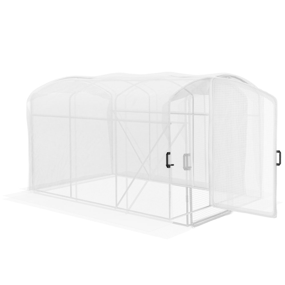 High-Quality Outsunny Greenhouse - Durable, Protects Plants, Easy Access & Ventilation