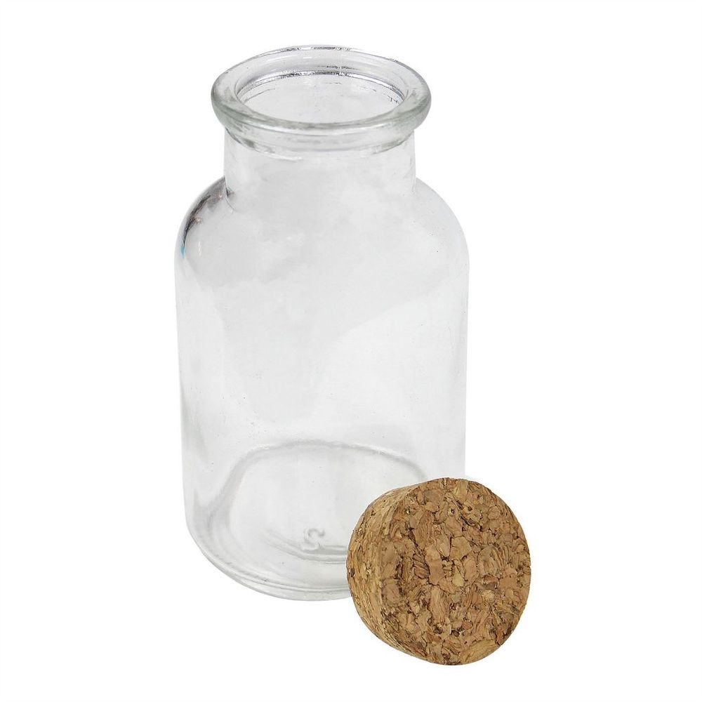 150ml Glass Spice Jars with Cork Lid - Set of 12 | Maison & White