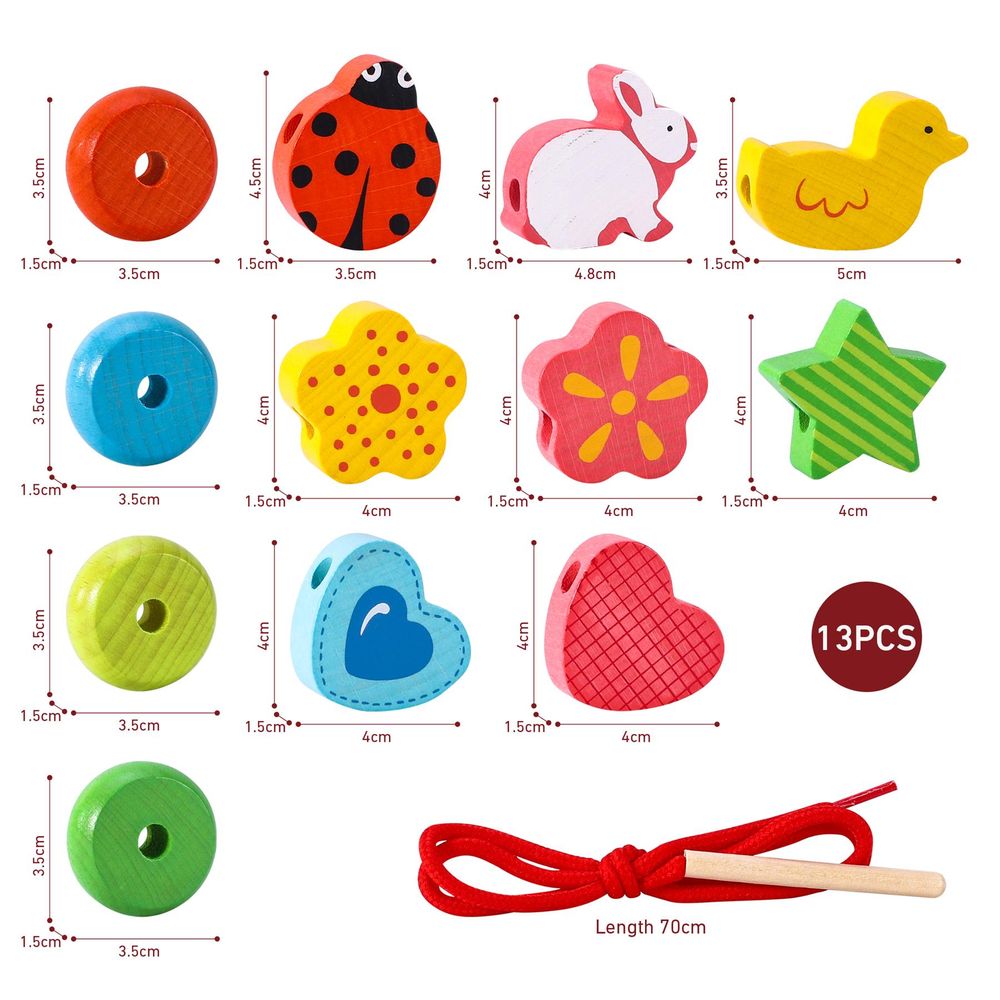 SOKA First Threading Set: Colorful Blocks for Learning & Fun