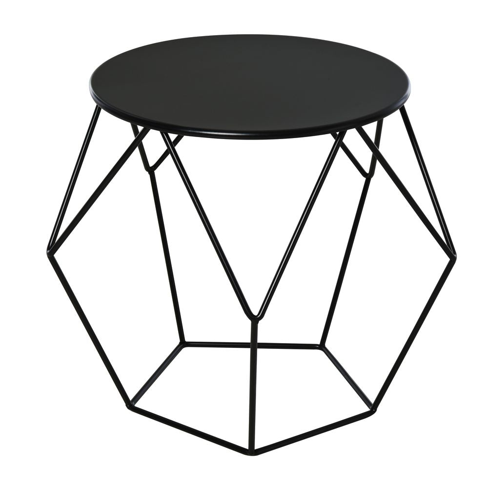 Nordic Minimalist Steel Side Table - Coffee Table for Living Room