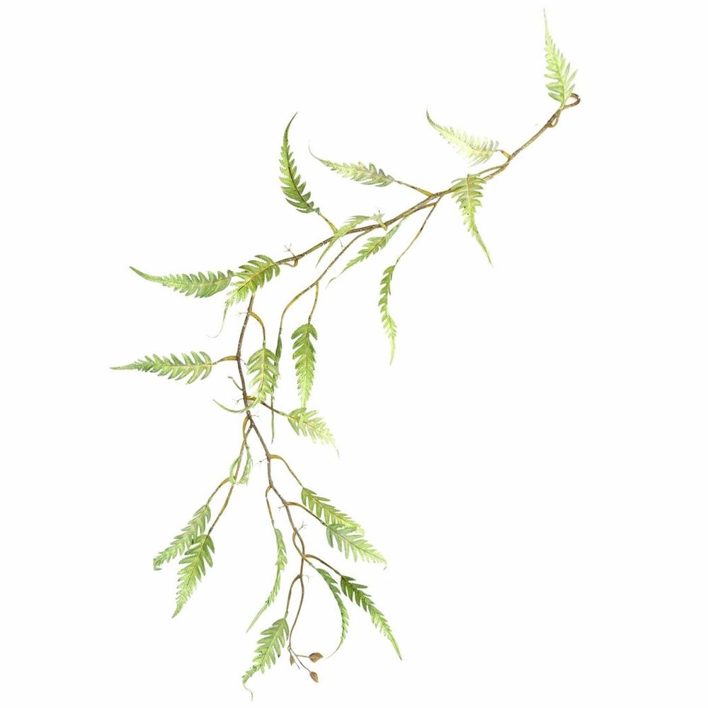 Realistic 125cm Hanging Fern Plant - Lifelike Foliage, Botanical Display