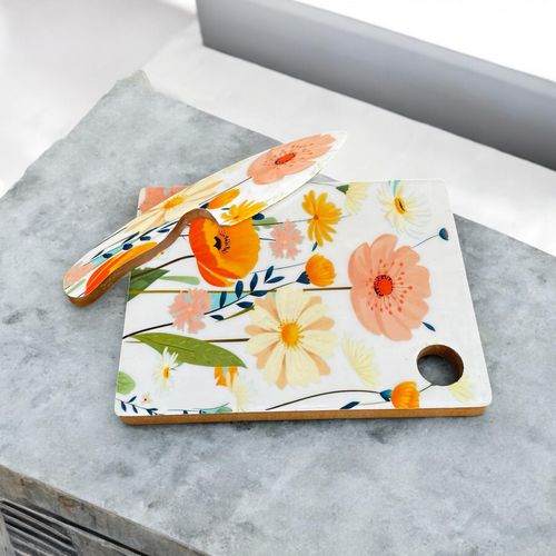 28CM CHOPPING BOARD WITH KNIFE
