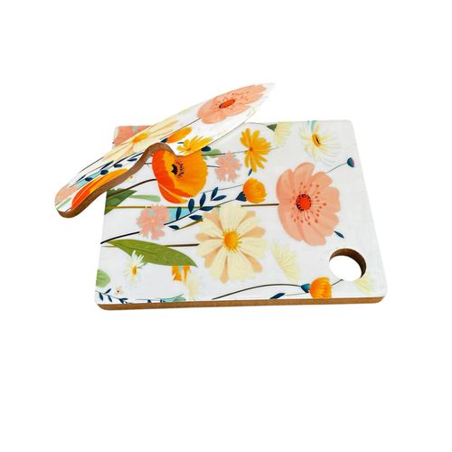 28CM CHOPPING BOARD WITH KNIFE
