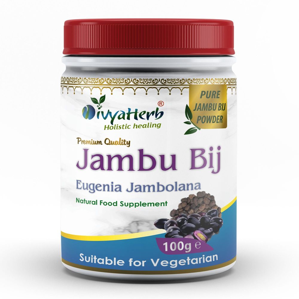 Pure Jambu Bij Powder - Supports Healthy Blood Sugar, Anti-Inflammatory, Astringent - Quality Assured