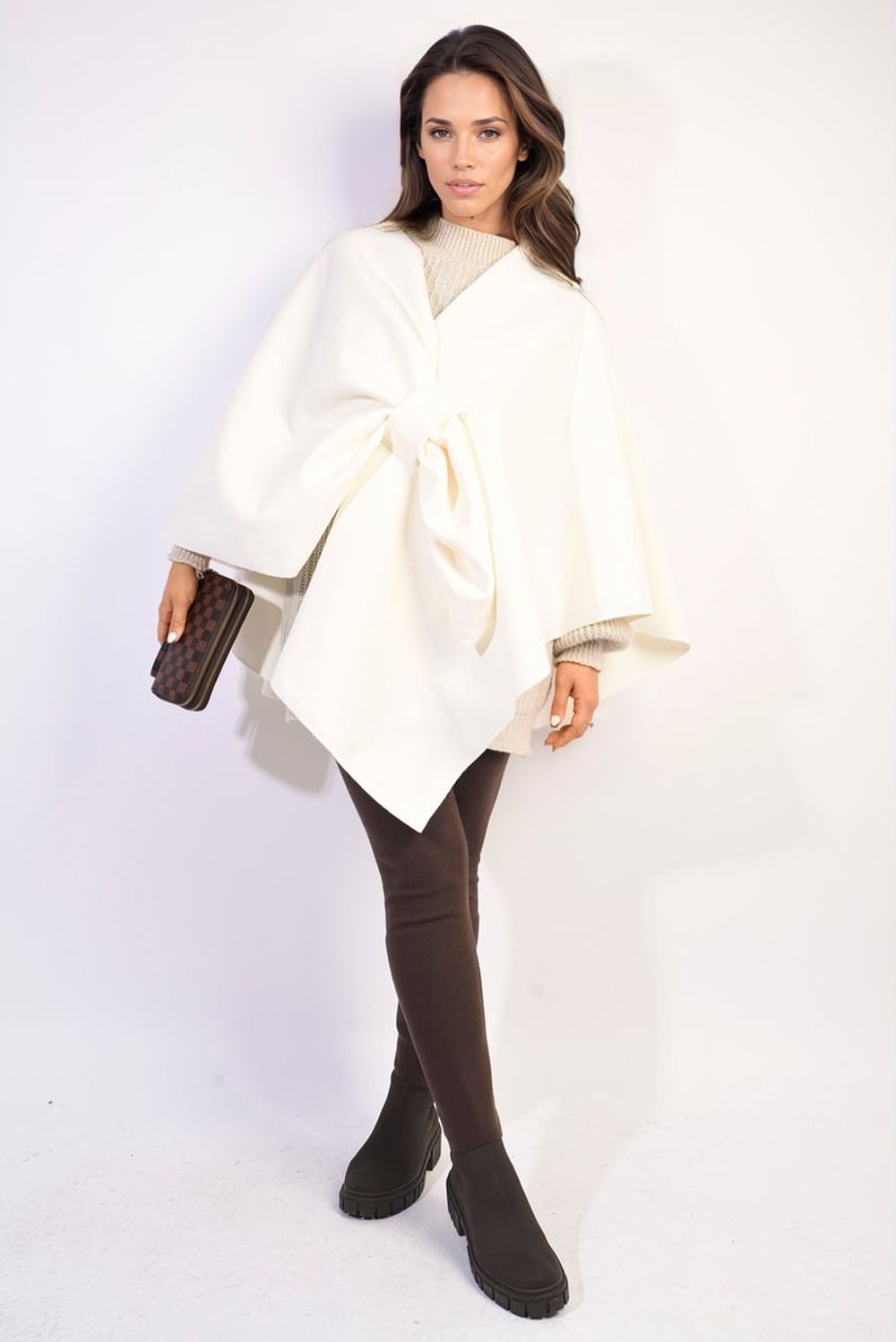 Chic & Warm Amira Batwing Cape Coat