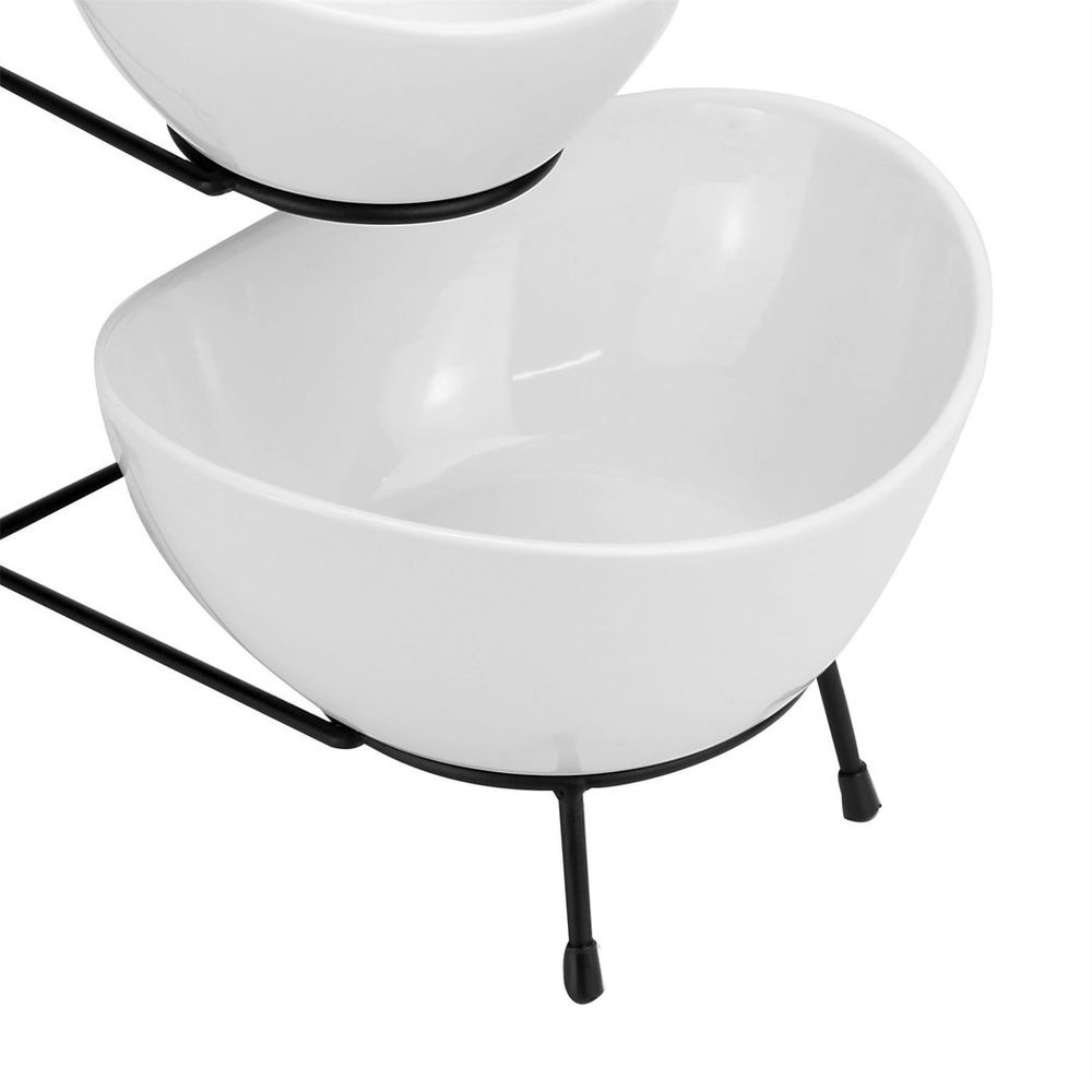 Stylish 3-Tier Serving Set Bowls | High-Quality | Perfect for Parties