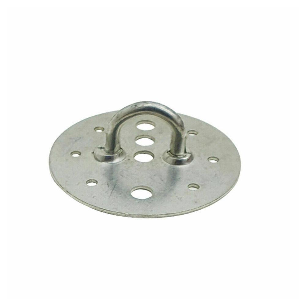 Premium Steel Ceiling Hook Plate for Chandelier Bracket - Heavy Duty, Easy Install - Silver - High Quality