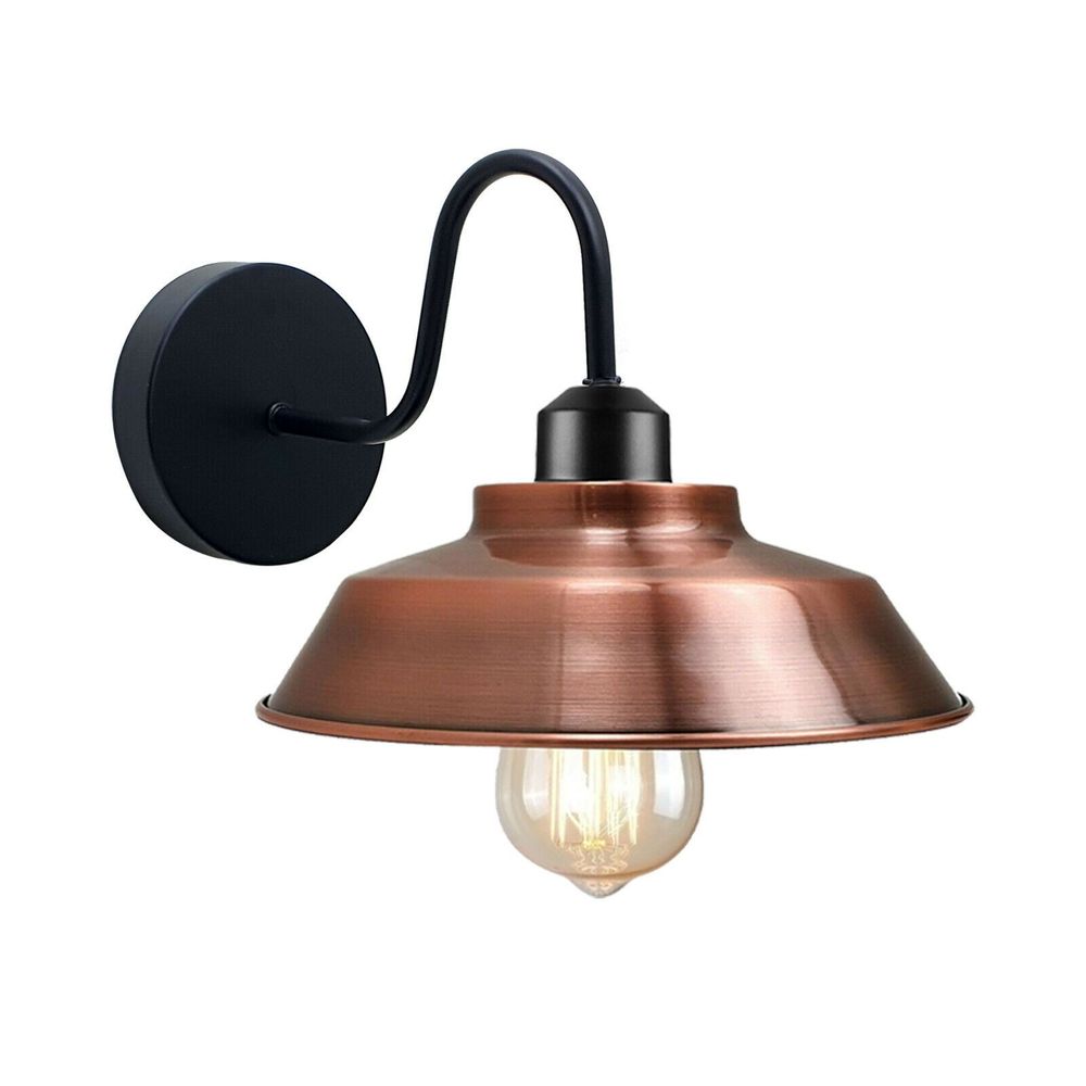 Rustic Industrial Adjustable Gooseneck Indoor Wall Sconce Light ~1186