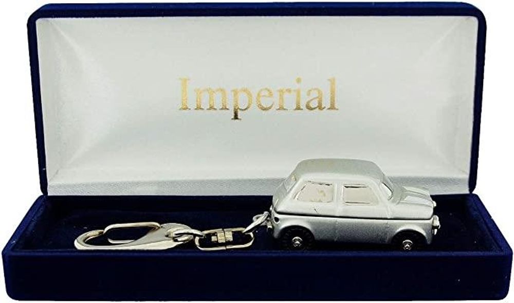 Premium Silver Mini Car Keychain Clock - CLEARANCE SALE! Limited Stock, Unboxed - RE-BATTERY Required