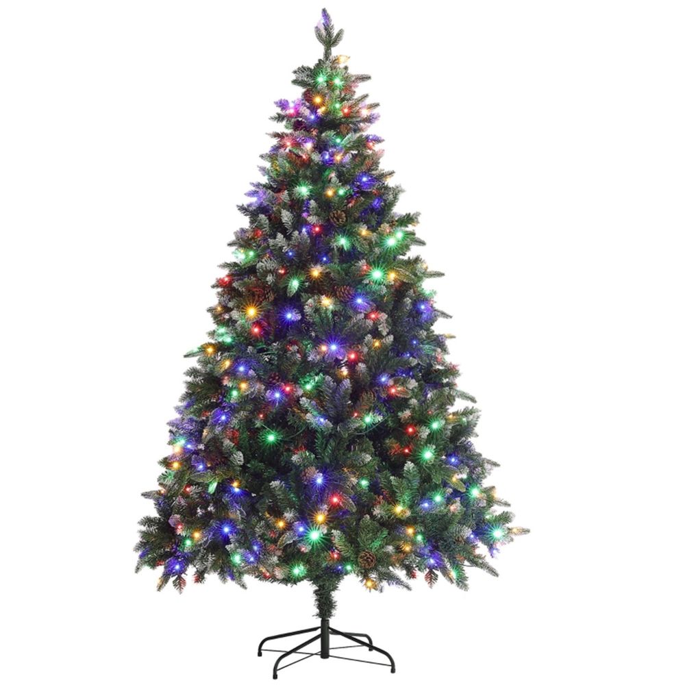 7 Ft Christmas tree | Artificial with LED lights | Green