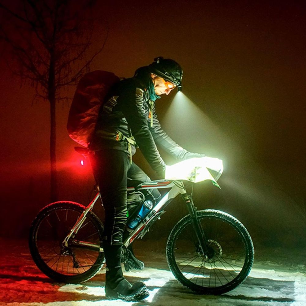Rolson 3 SMD USB Recharge Red Bike Light