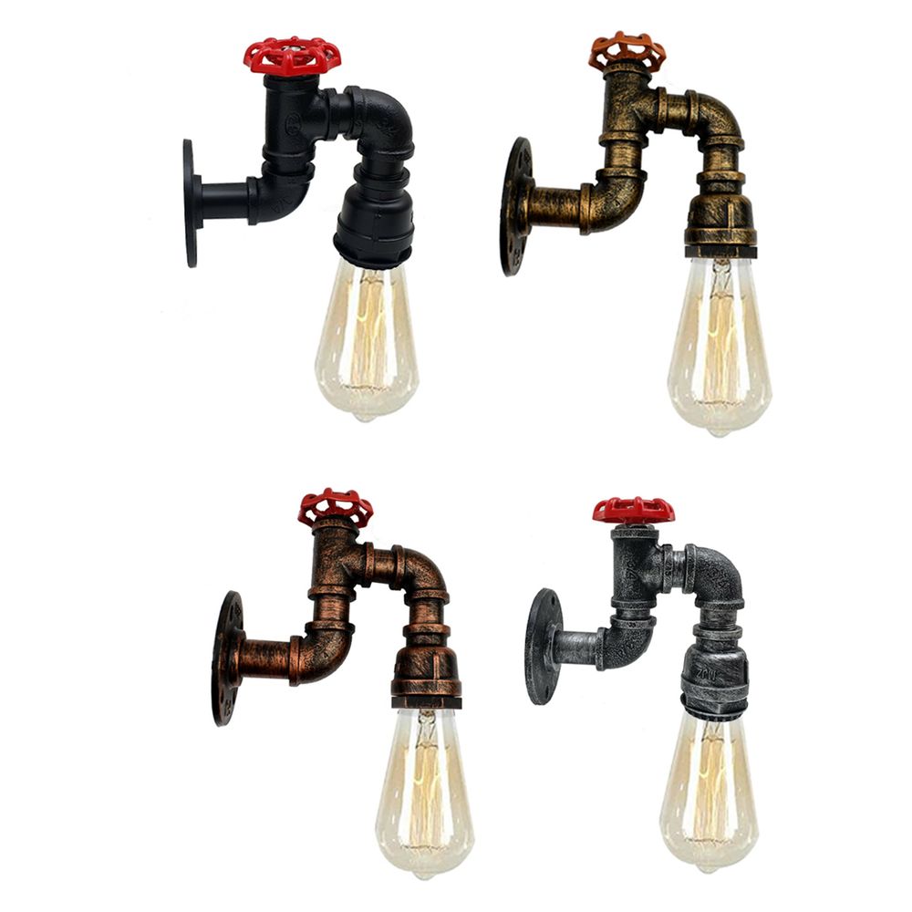 Vintage Industrial Water Pipe Wall Sconce Light E27~2173