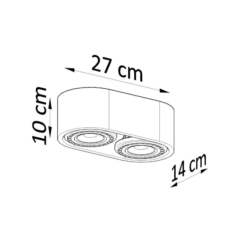 Scandi Design Wood Ceiling Lamp - Basic Series, GU10