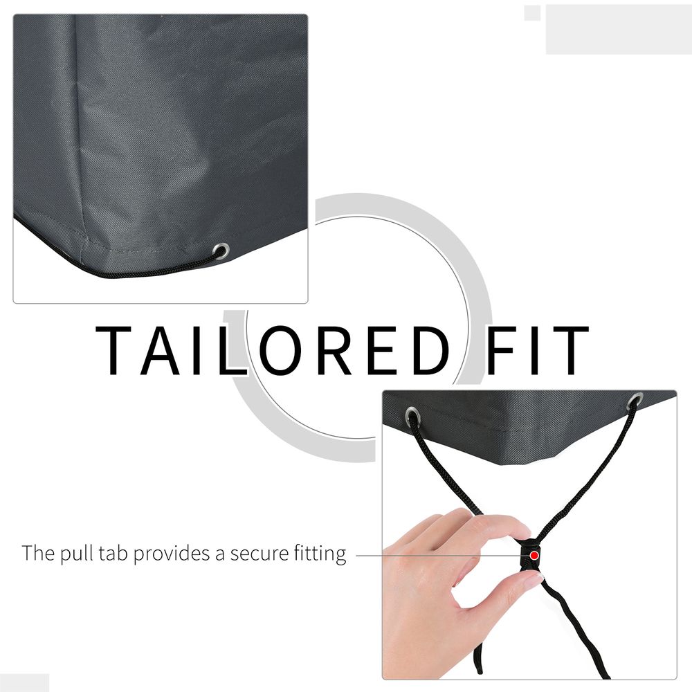 Premium 275x205cm Garden Furniture Cover: Water & UV Resistant Oxford Fabric