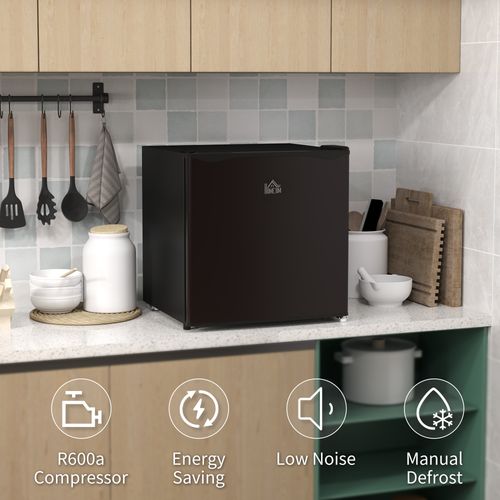 HOMCOM 35L Tabletop Freezer with Adjustable Temperature Wire Shelf