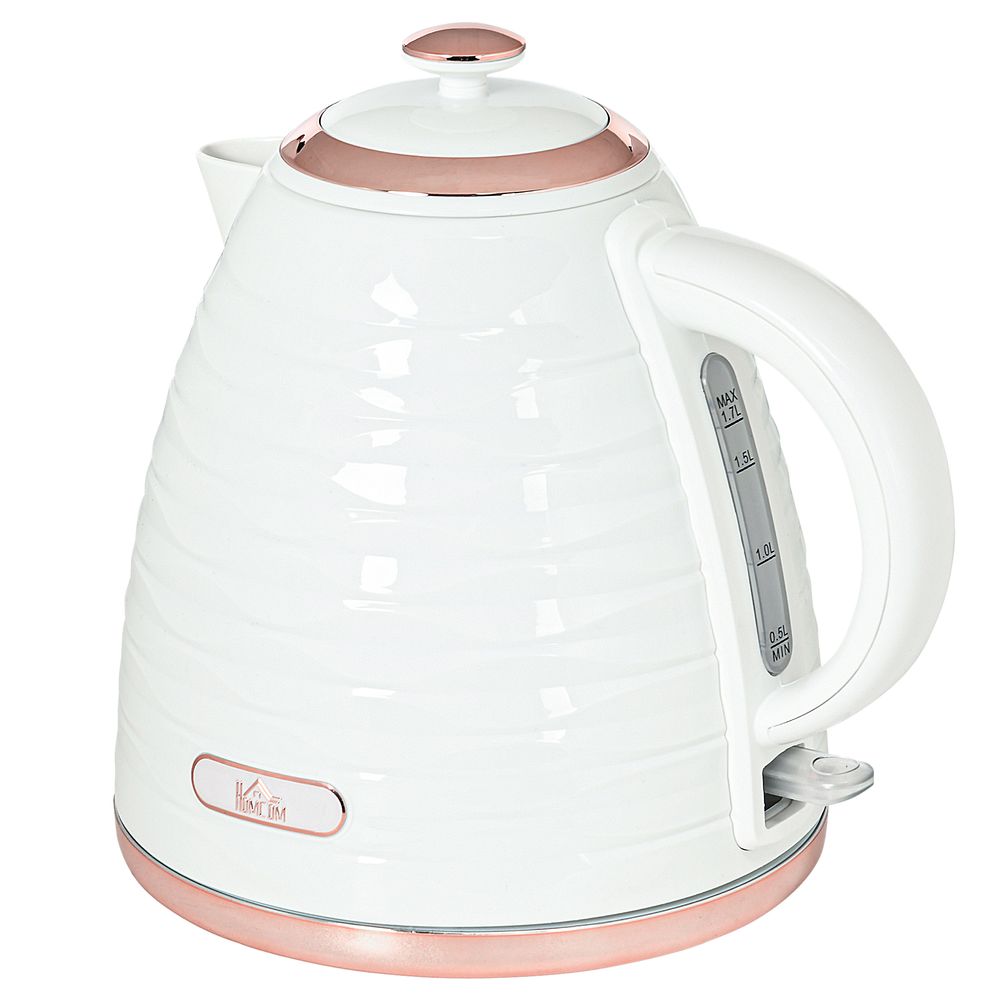 HOMCOM Electric Kettle, Fast Boil, 1.7L, 3kW, Swivel