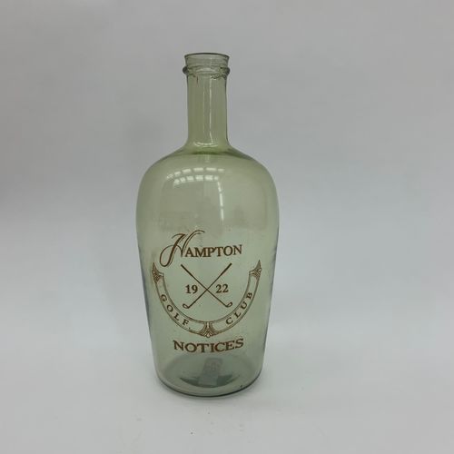 11" GLASS DECORATIVE VASE-RECYCLE GREEN