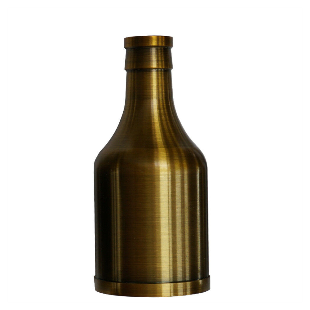 Vintage Industrial Lamp Holder | Antique Retro Edison E27 Fitting - Brass | 5 Pack