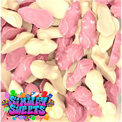 Chocolate Pink and White Mice
