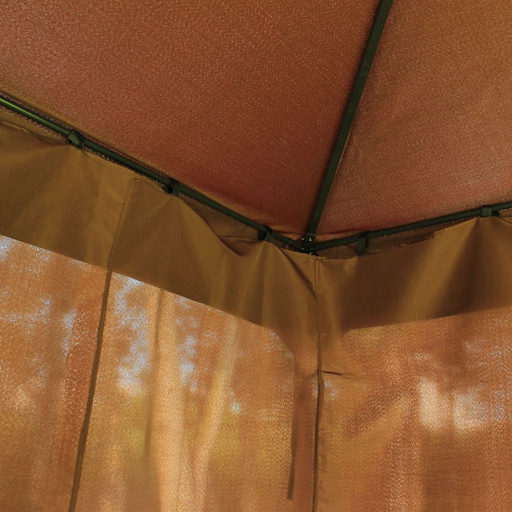 Premium 3x4m Metal Gazebo: Strong, Stylish Shade Pavilion