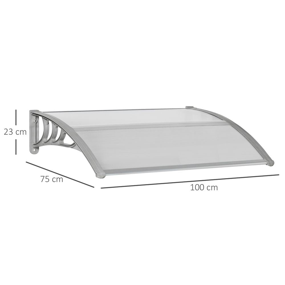 Door Canopy Awning Outdoor Window Rain Clear