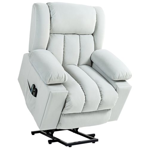 HOMCOM Power Lift Recliner Chair with Vibration Massage, USB