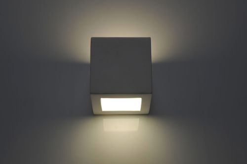 Wall Lamp Ceramic LEO Simple Classic Design Paintable LED27
