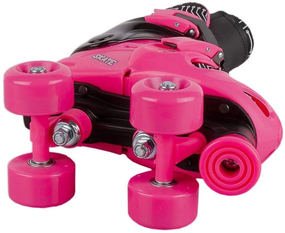 Elektra Quad Boot Medium Black & Pink 13J-2