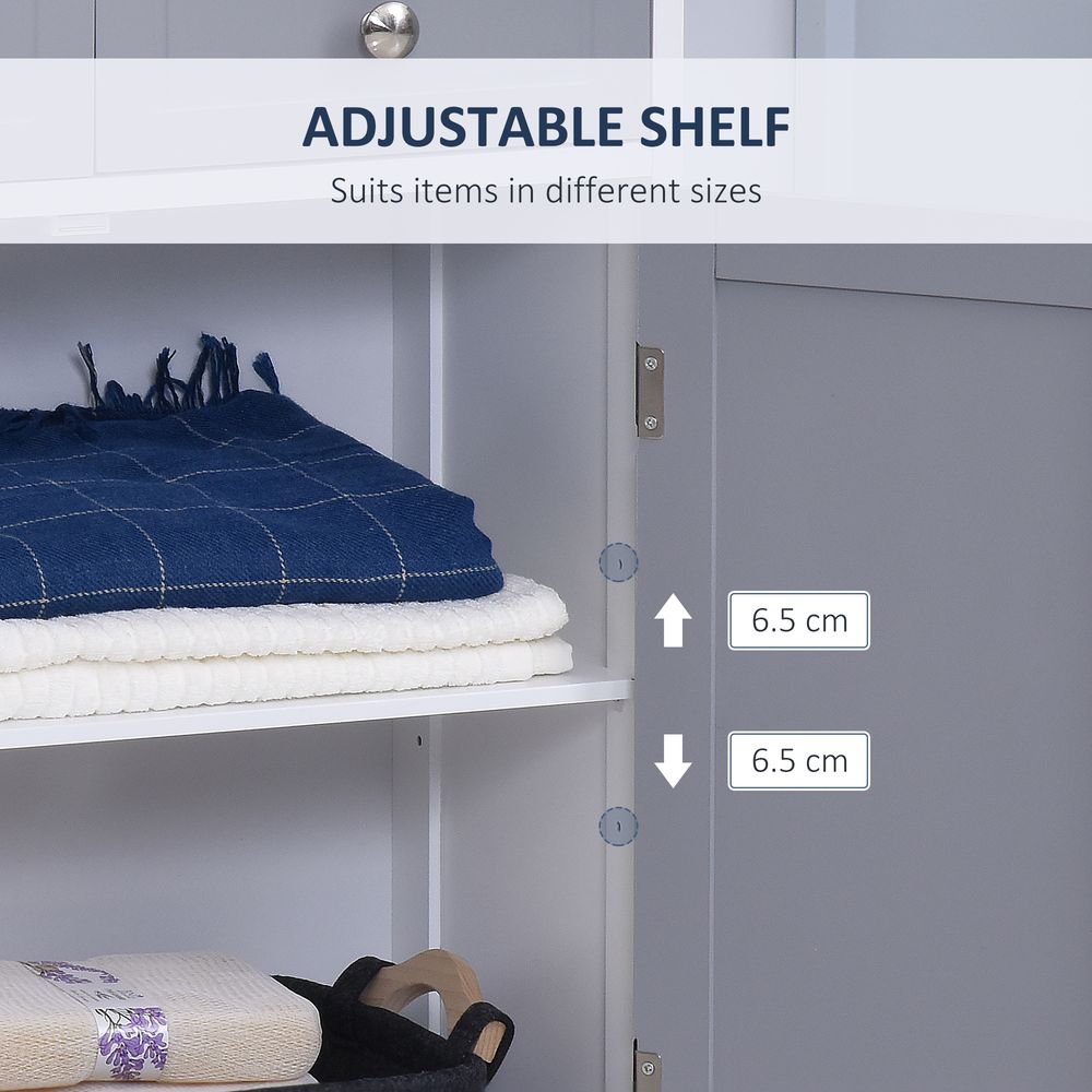 Premium Grey 2-Drawer Bathroom Cabinet - Sleek & Durable Design - Spacious Storage