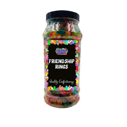 Friendship Rings Gummy Retro Sweets Gift Jar - 835g