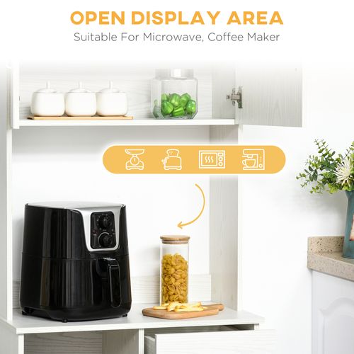 Kitchen Pantry Cupboard Kitchen Storage Cabinet  71W x 41D x 178Hcm