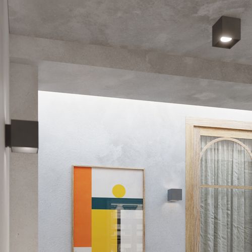 Wall lamp aluminum Quad modern Design G9