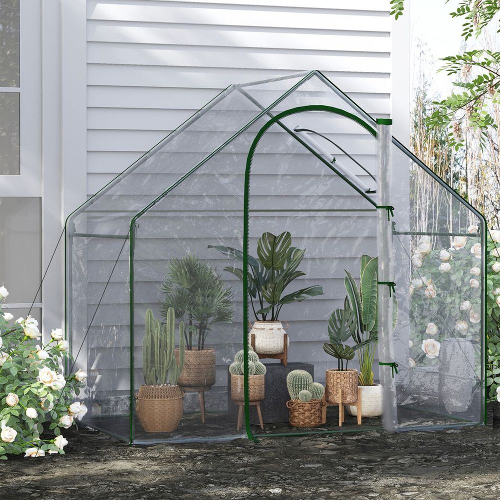 Outsunny Portable Walk-in Greenhouse - Extend Growing Season, Protect Plants