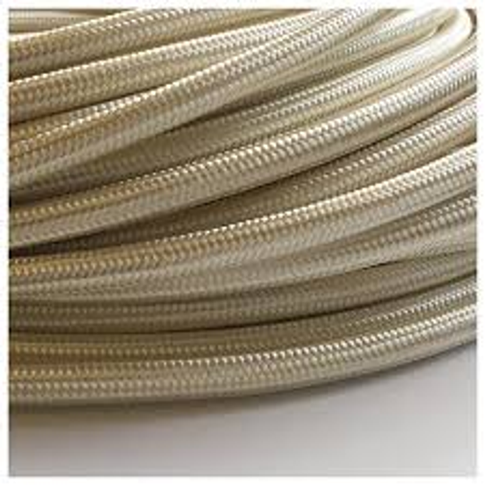 Vintage Rainbow Fabric Covered Electric Cable - Ideal for Lights. High-Quality & Double Insulated. 7mm Diameter. RoHS Reach CE Compliant.