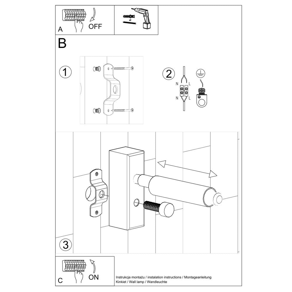 High-Quality Stainless Steel Modern Wall Lamp - Eyetech Design - Ideal for All Rooms