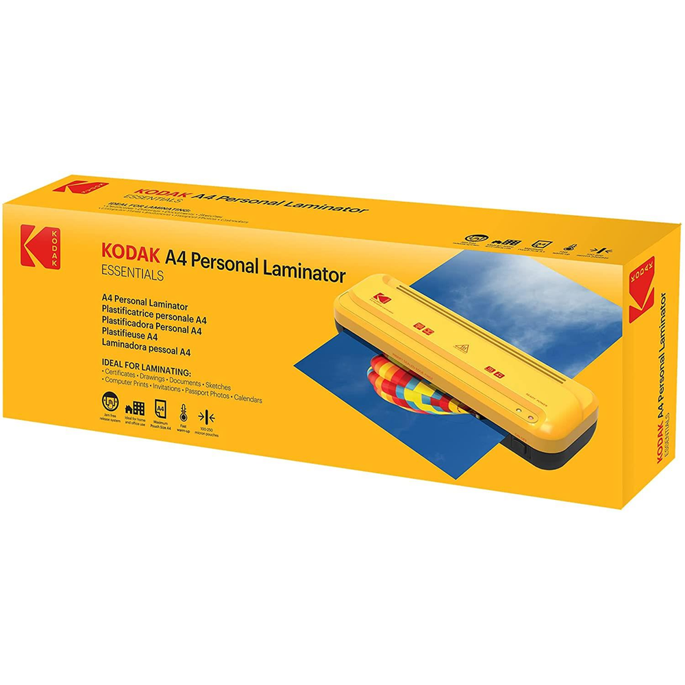 KODAK Laminator, Yellow/Black, A4 - Professional Quality