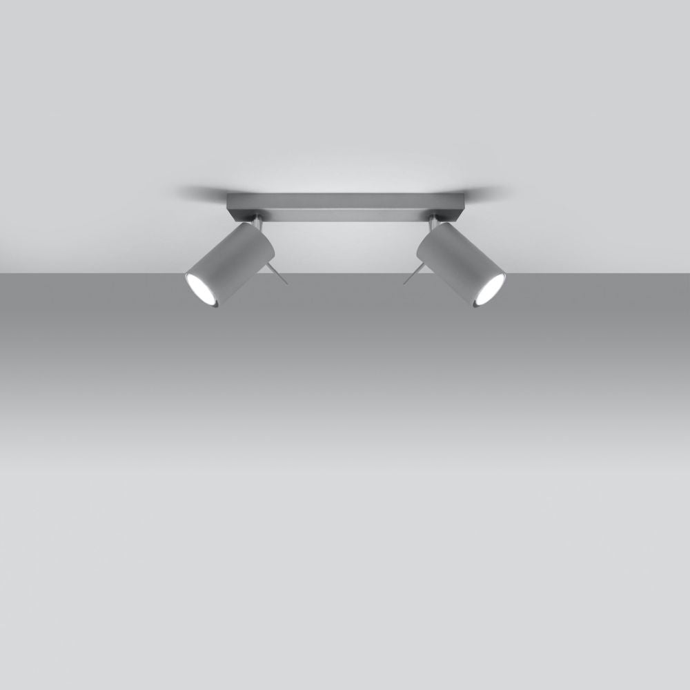 Modern Steel Ring Ceiling Lamp - GU10