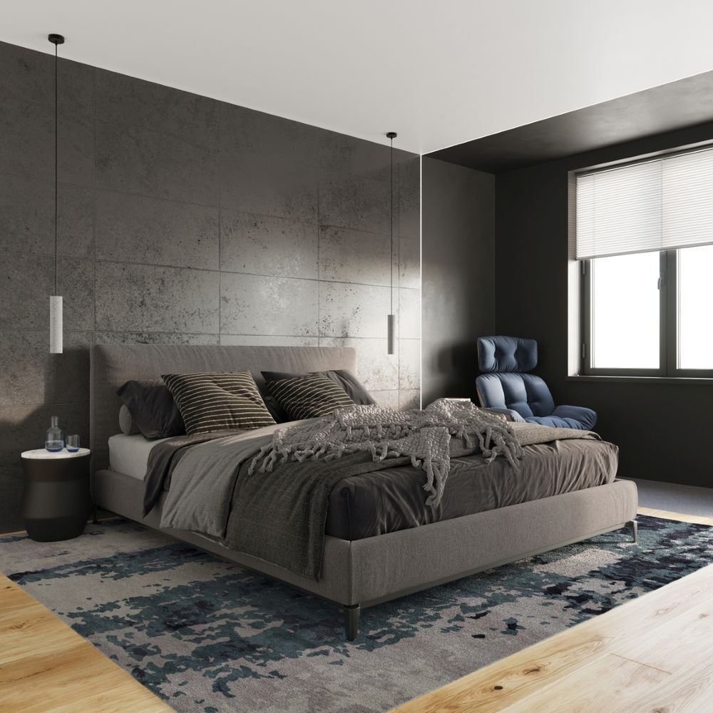 Industrial Pendant Lamp - Luvo Concrete Design - High Quality GU10