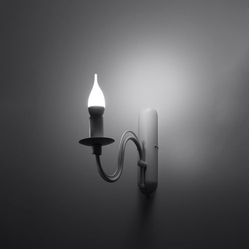 Wall lamp steel Minerwa modern Design E14