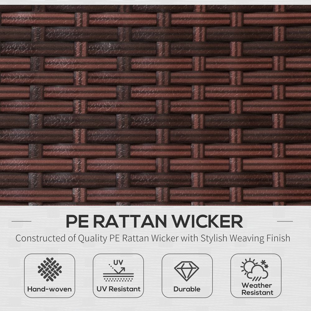 Premium Outsunny Folding Rattan Sun Lounger - Durable, Comfortable, Portable - Perfect for Your Outdoor Space