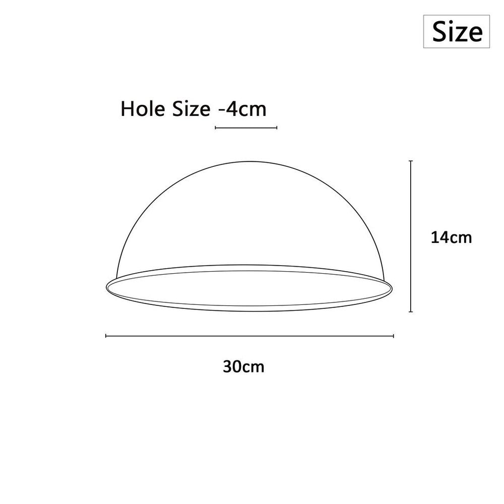 Vintage Black Industrial Dome Pendant Lamp Shade - Easy Fit E27 Light Fitting 60W - High-Quality Metal Construction