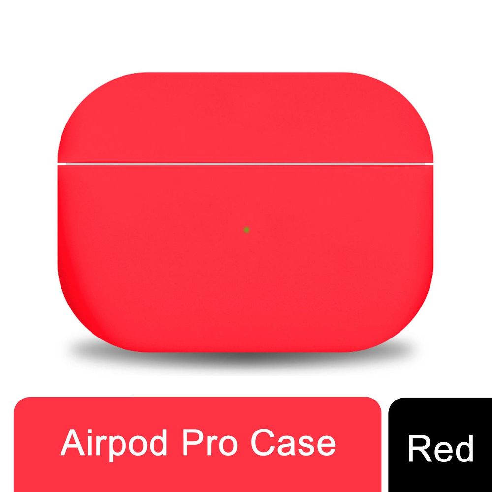 Red Airpods Pro Case: Scratch-Absorbing, Protecting Cover, Slim, 1pk