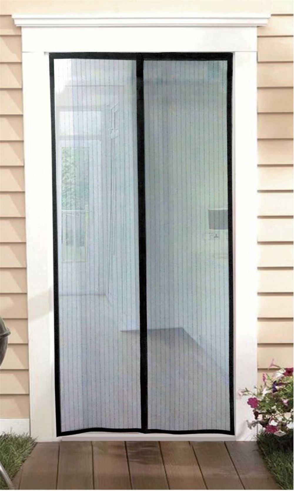 Vinsani Door Mesh - Bug-Free Solution for Open Spaces - Easy Assembly - Fits Single & Sliding Doors - UV Resistant