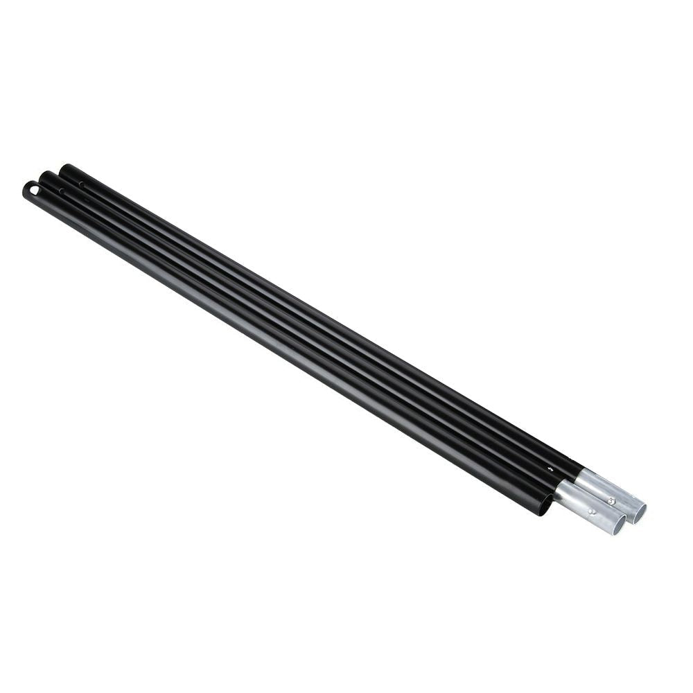 2*2M Backdrop Support Stand Set 3 Fish Mouth Clips Black