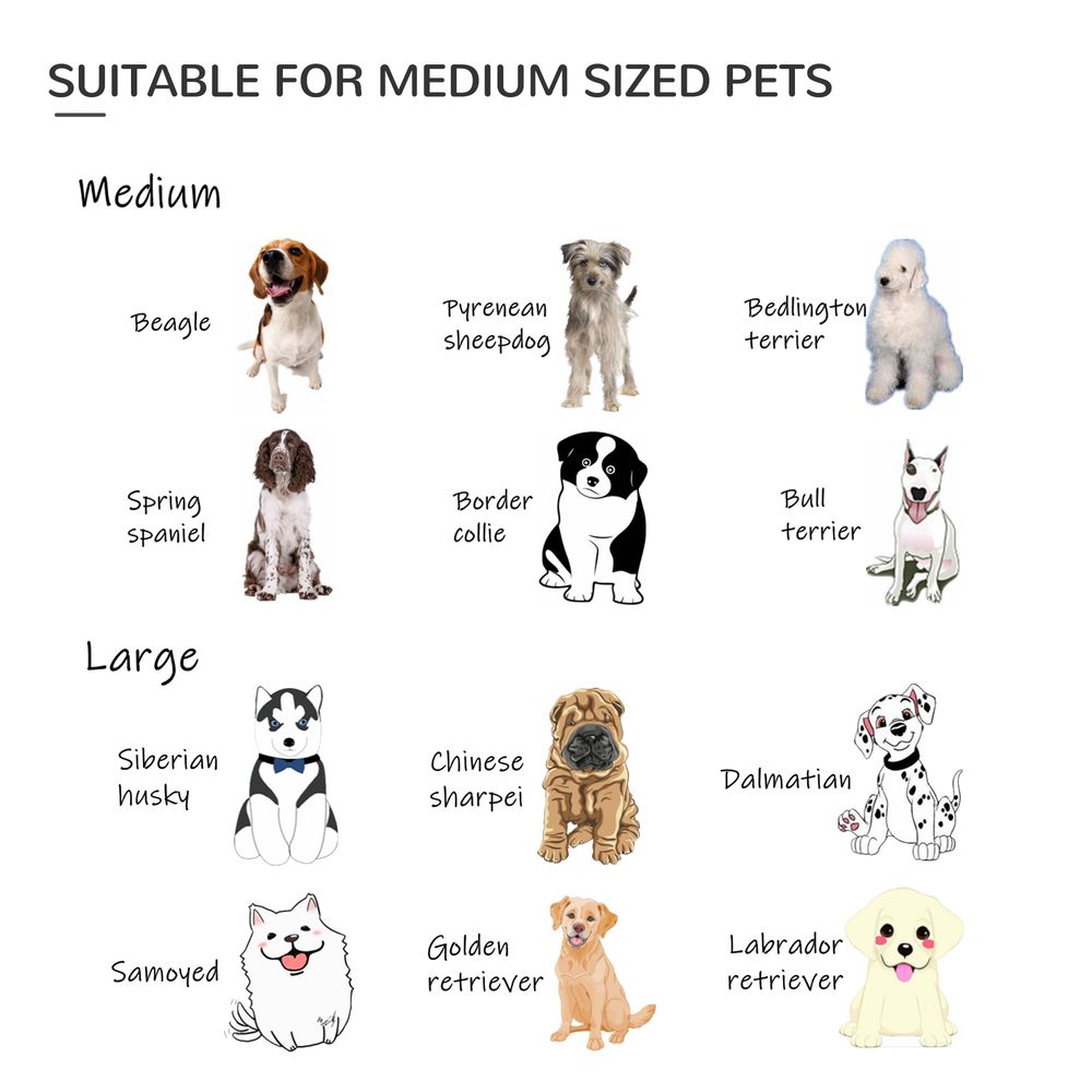PawHut Dog Pen 8 Panels Puppy Pen Heavy Duty Pet Playpen for Indoor Outdoor for Dogs, Rabbits, Ducks 100cm High