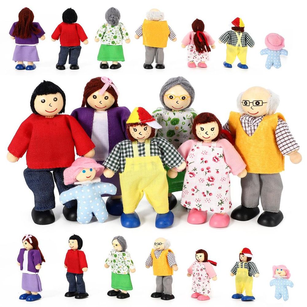 SOKA HAPPY FAMILY 7PCS - Imaginative Playset for Creative Kids